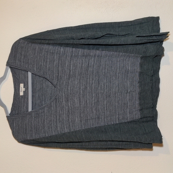 Madewell All-around color block long sleeve top - Picture 3 of 9
